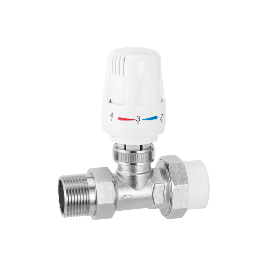 Válvula de controle de temperatura reta automática do derretimento a quente de latão