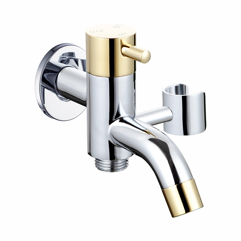 Tap de água fria montada na parede